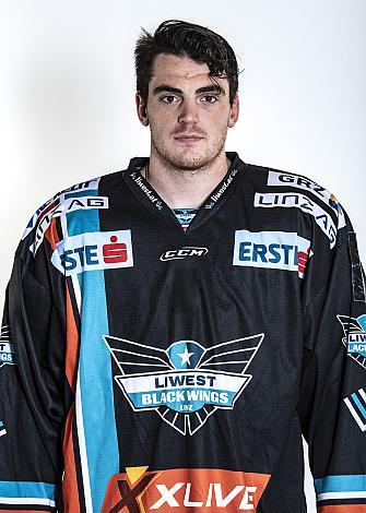 Matt Finn (EHC Liwest Black Wings Linz) Portraits 19/20, EHC Liwest Black Wings Linz