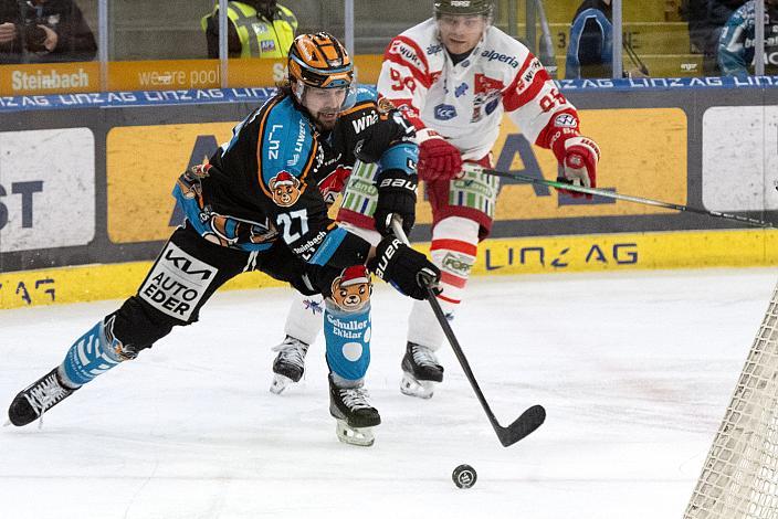  Shawn St.Amant (Steinbach Black Wings Linz) Win2Day ICE Hockey League,  Steinbach Black Wings Linz vs  HCB Südtirol Alperia,  Linz AG Eisarena 