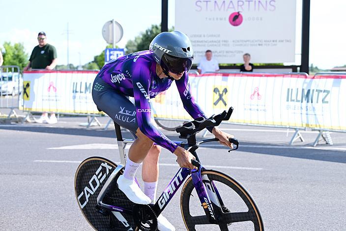 Patrick Gamper (AUT, Team Jayco AlUla) ÖM Staatsmeisterschaft, Zeitfahren, Frauenkirchen, Burgenland