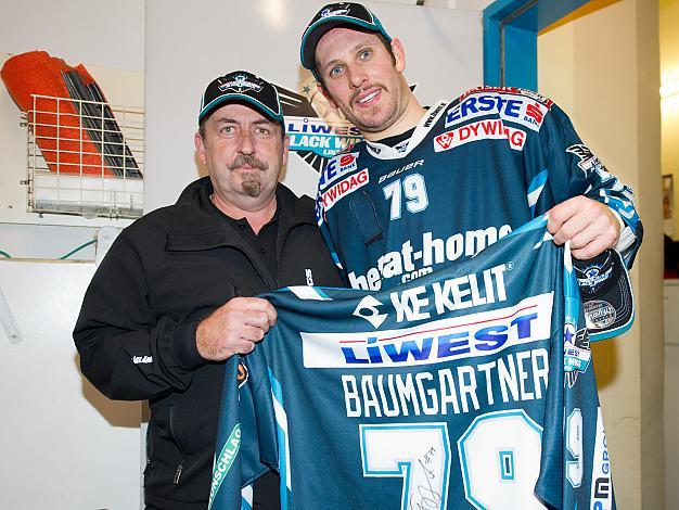 Die Gewinner des LIWEST Black WIngs Gewinnspiels, EHC Liwest Black Wings Linz vs UPC Vienna Capitals
