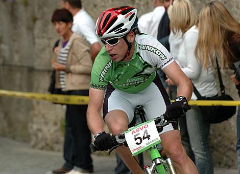 Ronald Kogler, Team OEAMTC Hrinkow Bikes Steyr beim 11. Hrinkow MTB Citykriterium, Kategorie Sportklasse.