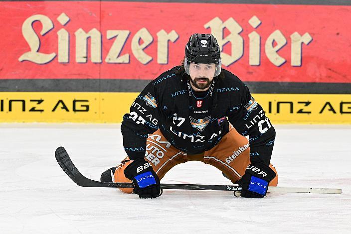 Shawn St.Amant (Steinbach Black Wings Linz) 30. Runde ICE, Steinbach Black Wings Linz vs EC Red Bull Salzburg, Linz AG Eisarena 