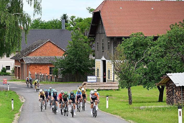 Riccardo Zoidl (AUT, Hrinkow Advarics), Im Roten Trikot des Besten Österreichers Martin Messner (AUT, WSA KTM Graz),  3. Etappe Asten - Bad Schallerbach, Oberösterreich Rundfahrt