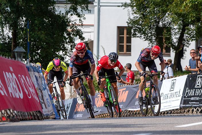 v.l. Jon Knolle (GER, Team Vorarlberg), Sebastian Schönberger (AUT, Team Felt - Felbermayr),  Jaka Primozic (SLO, Hrinkow Advarics), Emanuel Zangerle (AUT, Team Felt - Felbermayr), Road Cycling League Ranshofen, OÖ