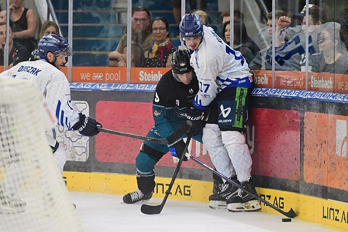 Emil Romig (Steinbach Black Wings Linz), Testspiel Steinbach Black Wings Linz vs Straubing Tigers, Linz AG Eisarena 