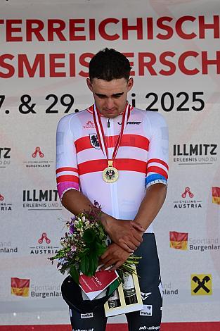 Staatsmeister 2025 Tim Wafler (AUT, Tirol Cycling Team),  ÖM Staatsmeisterschaft, Strassenrennen,, Illmitz, Burgenland