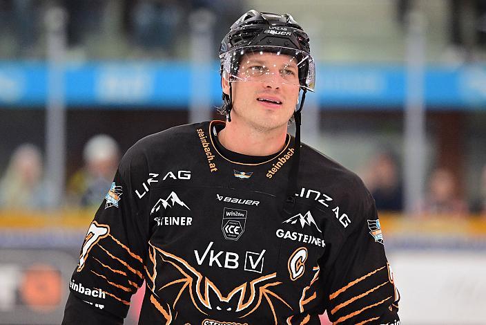 Brian Lebler (Steinbach Black Wings Linz) 16. Runde ICE, Steinbach Black Wings Linz vs Vienna Capitals, Linz AG Eisarena 