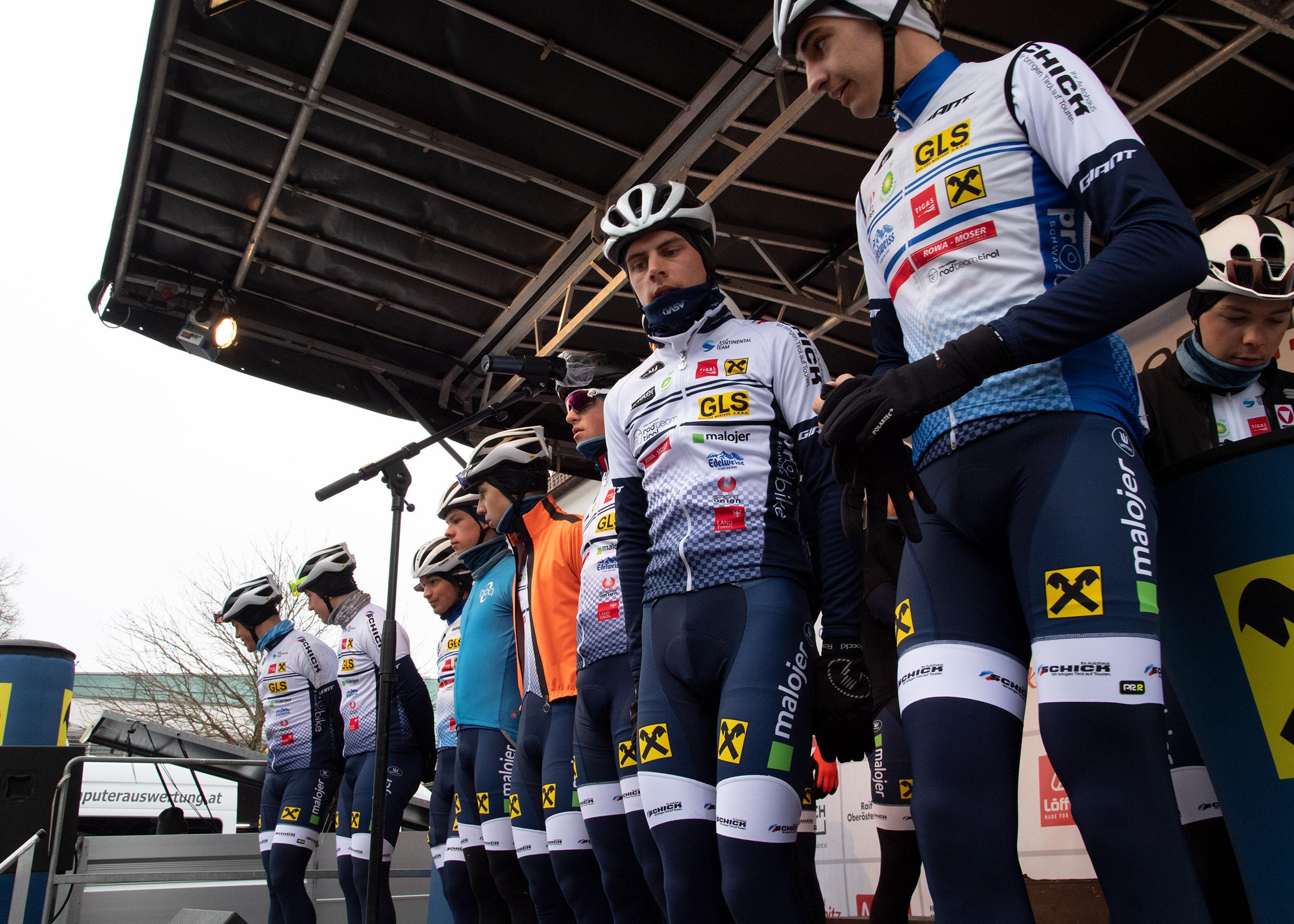 Team Union Raiffeisen Radteam Tirol Herren Elite, U23, Radliga, 60. Radsaison-Eröffnungsrennen Leonding, Oberösterreich 