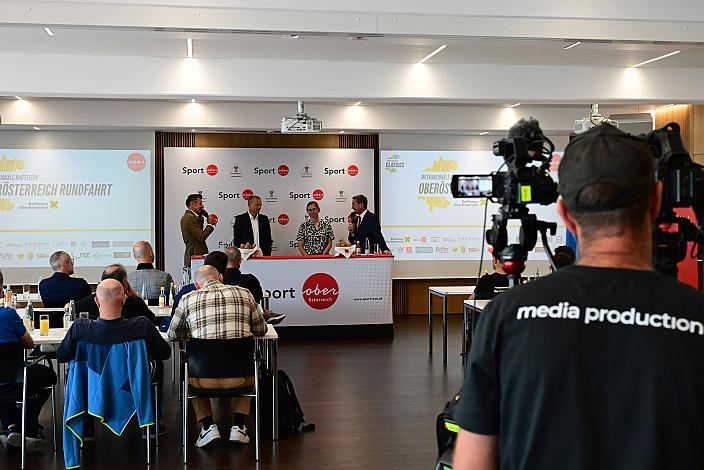 Pressekonferenz Int. Raiffeisen Oberösterreich Rundfahrt (UCI Kat. 2.2), Olympiazentrum Linz  
