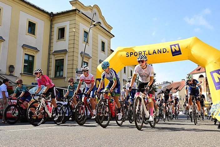 Petra Zsanko (HUN, Arbö Rapso Knittelfeld), Elisa Winter (AUT, Union Raiffeisen Radteam Tirol), 52. Erlauftaler Radsporttage Damen, Road Cycling League Austria