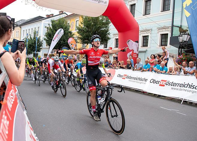 Leo Kerschbaumer (AUT, Team Österreich) Etappensieger, 46. Int. Keine Sorgen,  Junioren Rundfahrt UCI Kat. MJ 2.1, 2. Etappe Rohrbach - Rohrbach