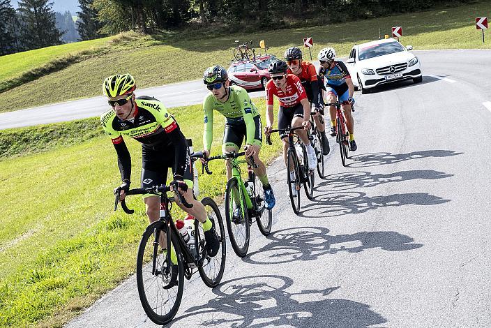 v.l. Daniel Köck (AUT, Team WSA Graz ARBOE), Michael Konczer (AUT, Hrinkow Advarics Cycleang), Lukas Meiler, GER (Team Vorarlberg Santic), Andi Bajc (SLO, Team Felbermayr Simplon Wels), 1. Mühlviertler Hügelwelt Classik, Königswiesen,  U23, Elite Damen und Herren