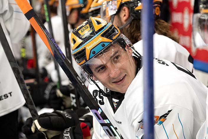 Michael Haga (Steinbach Black Wings Linz) Steinbach Black Wings Linz vs Olimpija Ljubljana,  WIn2day ICE Hockey League