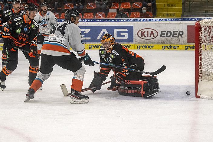 Dragan Umicevic (Black Wings 1992) scort in Overtime, Black Wings Linz vs Graz 99ers, Eishockey, Testspiel