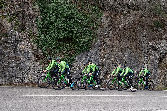 Marvin Hammerschmid (AUT), Raphael Hammerschmid (AUT), Jonas Rapp (GER), Johannes Rechenauer (GER), Riccardo Verza (ITA), Jaka Primozic (SLO), Michael Konczer (AUT), Stefan Kovar (AUT), Trainingscamp Porec, Kroatien, Team Hrinkow Advarics Cycleang, UCI Continental Team, 