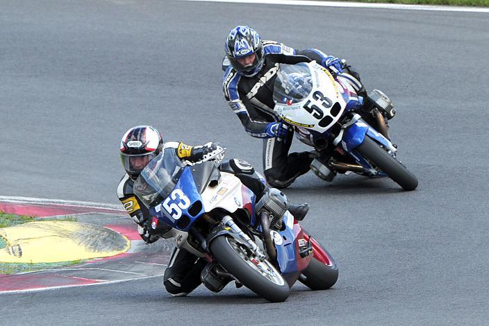 #53 Francis Mourer, FRA, BMW R1200 S und #153 Denis Roth, BMW R1150S