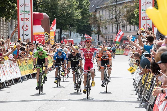 Clement Venturini (FRA, Cofidis, Solution Credits) siegt in Wels 69. Oesterreich Rundfahrt 6. Etappe St. Johann Alpendorf - Wels