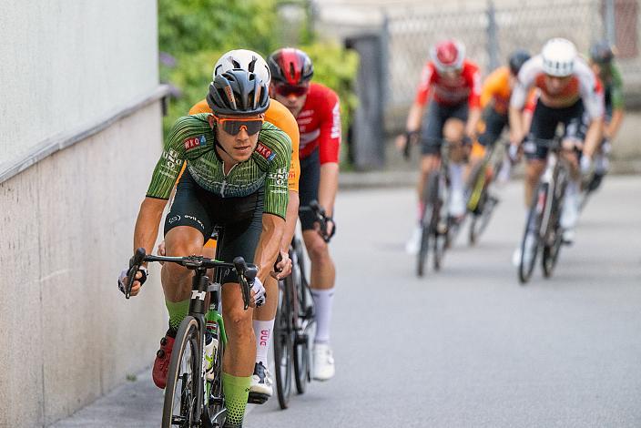 Riccardo Zoidl (AUT, Hrinkow Advarics) an der Spitze des Feldes, 27. Int. ASVÖ - HRINKOW City Kriterium Steyr, Herren Elite, ÖRV, Radsport, Mountainbike, ELITE Rennrad