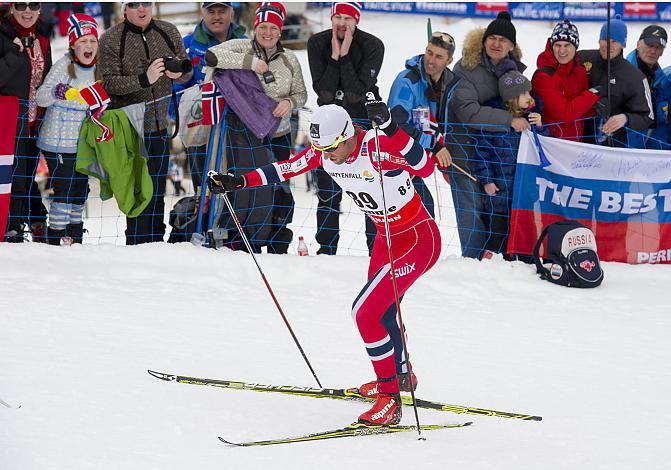 #89 Petter Northug, NOR, Weltmeister 15km,  Nordische Ski WM 2013, Val di Fiemme, Tesero, 15km Herren