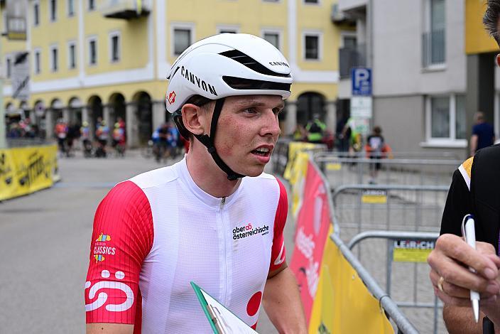 Etappensieger Aaron Dockx (BEL, Alpecin-Deceuninck Development Team) Wels - Aigen - Schlägl, 14. Int. Raiffeisen OÖ-Radrundfahrt UCI Kat. 2.2