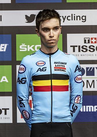 Silbermedaillengewinner Bjorg Lambrecht (BEL)  Strassenrennen, Herren U23