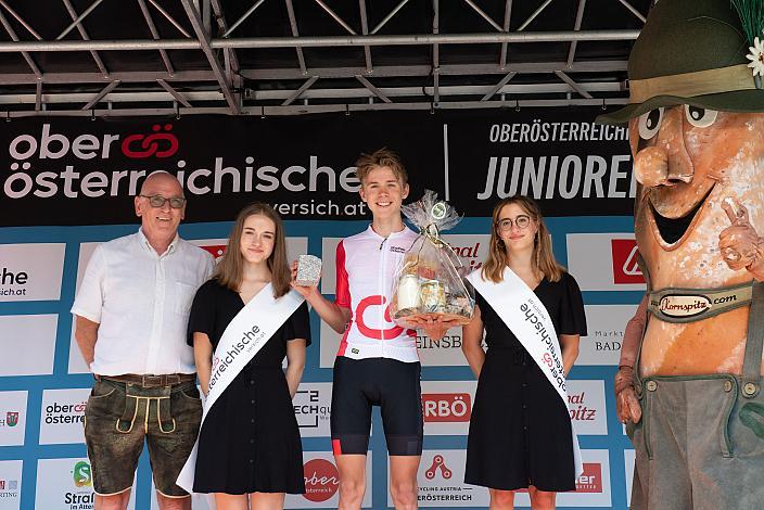 Bester Youngster Magnus Flaterud (NOR, Team Asker Ext) 3. Etappe Bad Wimsbach - Strass im Attergau, Int. Oberösterreichische Versicherung OÖ Junioren Oberösterreich Rundfahrt