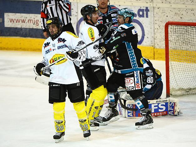Curtis Murphy, Linz und Danny Bois, Dornbirn, EHC Liwest Black Wings Linz vs Dornbirner EC