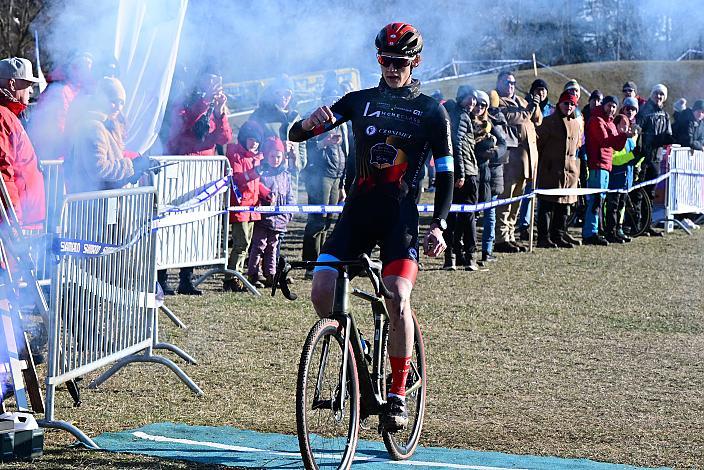 Podest Junioren 1. HOFER Valentin (AUT, Cannibal B Victorious),  Rad Cyclo Cross, ÖSTM/ÖM Querfeldein, Ciclo Cross, Cycling Austria, Maria Enzersdorf, NÖ