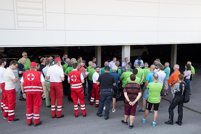  Besprechung der Fahrstrecke Eferding - Niederkappel,  Int. Raiffeisen Oberösterreich Rundfahrt UCI Kat. 2.2