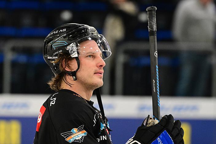 Brian Lebler (Steinbach Black Wings Linz) 48. Runde ICE, Steinbach Black Wings Linz vs Vienna Capitals, Linz AG Eisarena 