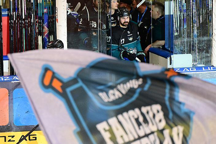 Shawn St.Amant (Steinbach Black Wings Linz) Testspiel Steinbach Black Wings Linz vs EC VSV, Linz AG Eisarena 