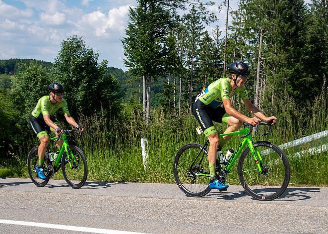 Stefan Kolb (AUT, Hrinkow Advarics Cycleang Team), Michael Konczer (AUT, Hrinkow Advarics Cycleang) 1. Etappe Wels - Maria Schmolln, Int. Raiffeisen Oberösterreich Rundfahrt UCI Kat. 2.2
