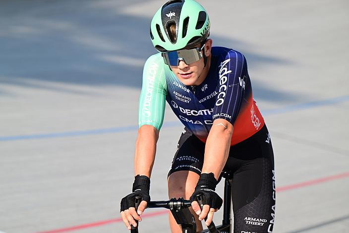 Niklas Wiesmayr (AUT, Decathlon CMA CGM U19 Team) Junioren Herren Elite, U23, Bahn Staatsmeisterschaft Punkterennen