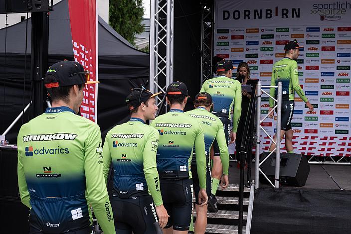 Team Hrinkow Advarics 72. Tour of Austria, Präsentation der Teams, Dornbirn