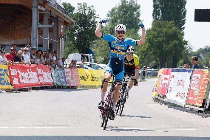 Tagessieger in Wieselburg Emanuel Zangerle (AUT, Team Felbermayr Simplon Wels), 2. Platz Colin Chris Stüssi (SUI, Team Vorarlberg) Herren Elite, U23, Radliga, 51. Int. Erlauftaler Radsporttage, Wieselburg, Oberösterreich