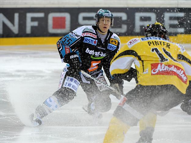 Robert Lukas, Linz und Philipp Pinter, Vienna Capitals, UPC Vienna Capitals vs EHC Liwest Black Wings, Play Off -Viertelfinale, Spiel 2