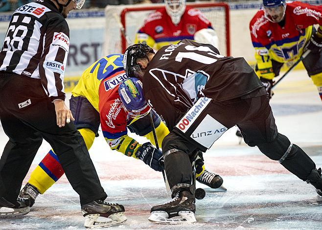 Jiri Simanek (CEZ Motor Ceske Budejovice), Justin Florek (EHC Liwest Black Wings Linz) Testspiel, EHC Liwest Black Wings Linz vs CEZ Motor Ceske Budejovice