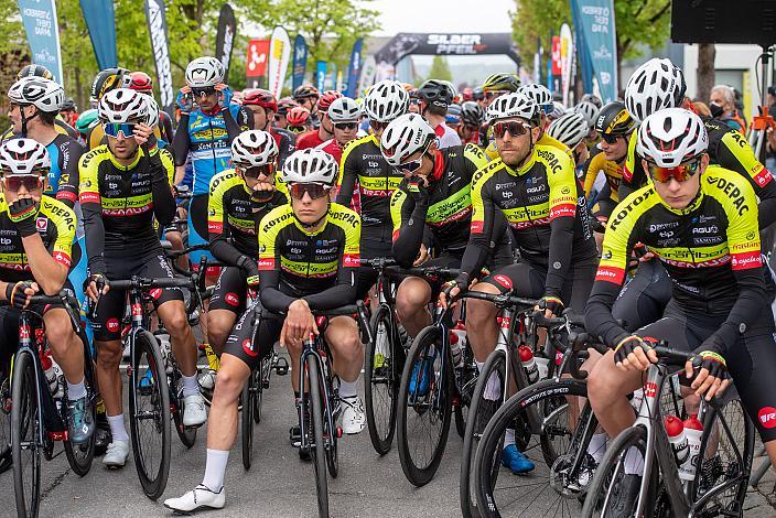 Team Vorarlberg am Start zum Rennen in Nenzing Herren Elite, U23, Radliga, GP Vorarlberg, Nenzing