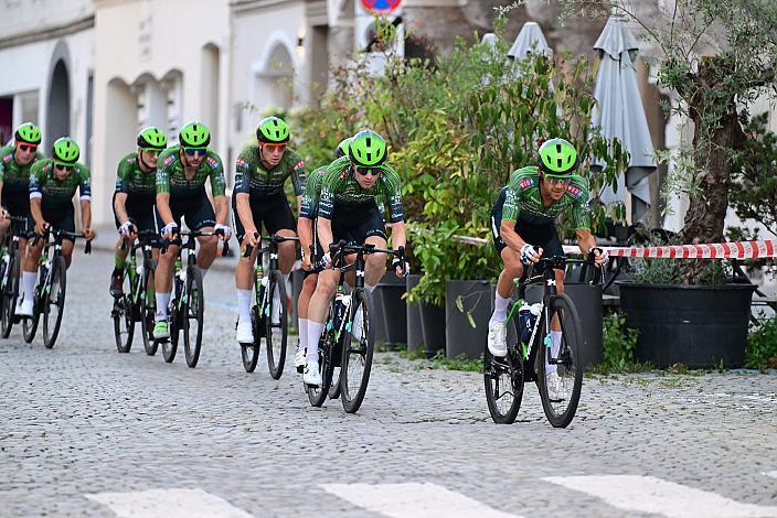 Team Hrinkow Advarics in der Führung beim 28. Int. ASVÖ - HRINKOW City Kriterium Steyr, Herren Elite, ÖRV, Radsport, Mountainbike, ELITE Rennrad