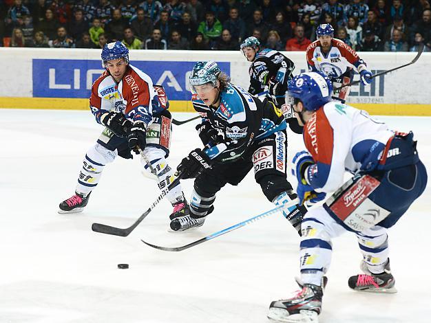 Michael Lebler, Linz, EHC Liwest Black Wings Linz vs KHL Medvescak Zagreb