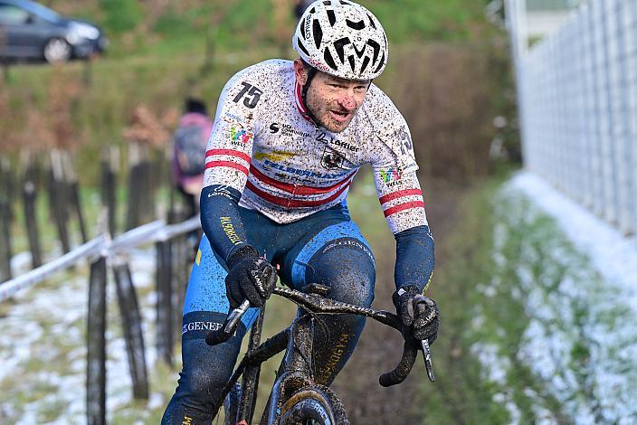 Daniel Federspiel (AUT, Team Felbermayr Simplon Wels) Radquerfeldein GP um das Sportzentrum Gunskirchen, Rad Cyclo Cross