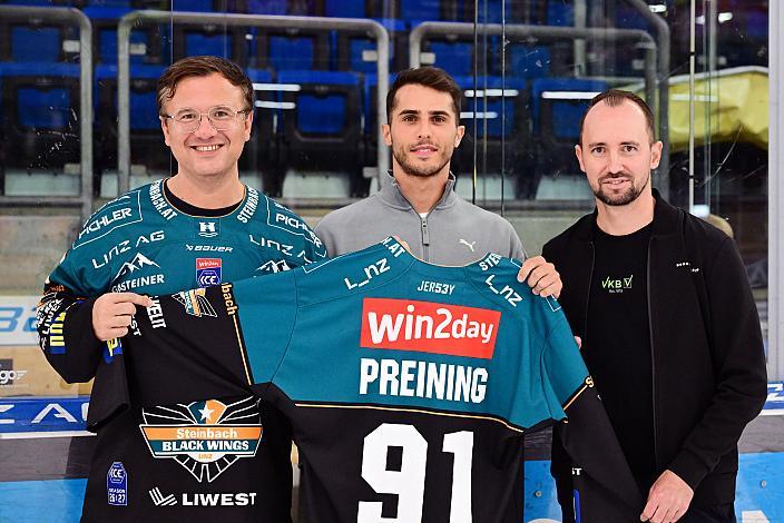 DTM Meister 2026 Thomas Preining ICE, Steinbach Black Wings Linz vs HC Tiwag Innsbruck - Die Haie Linz, AG Eisarena 
