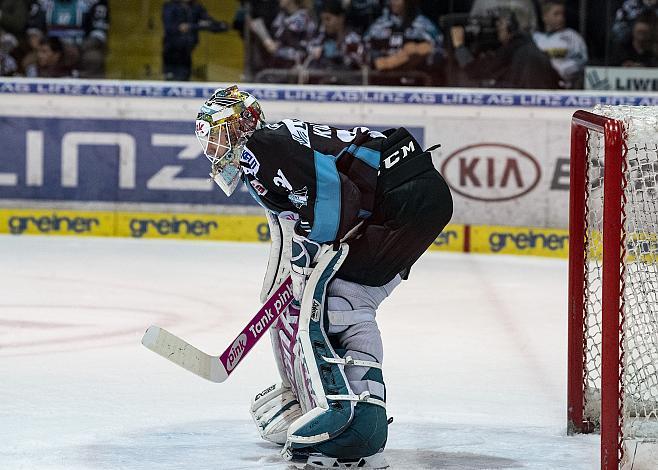 Tormann David Kickert (EHC Liwest Black Wings Linz) Spiel 6, EHC Liwest Black Wings Linz - Graz 99ers, Play Offs, Viertelfinale