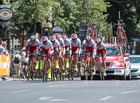 Team Katusha, Teamzeitfahren am Ring,  