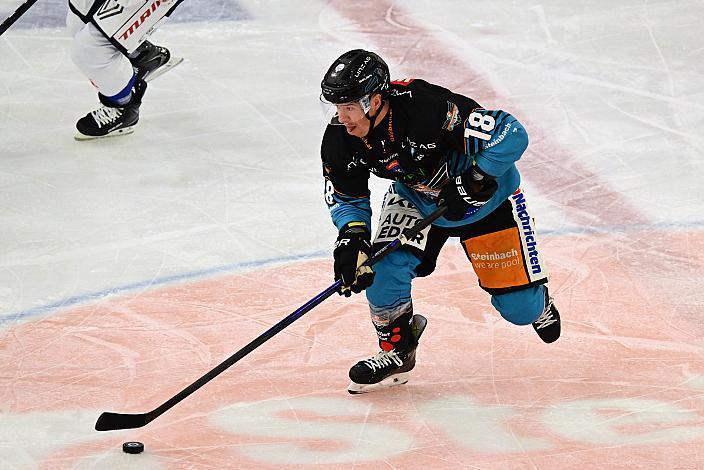 Ken Ograjensek (Steinbach Black Wings Linz), 26. Runde ICE, Steinbach Black Wings Linz vs HCInnsbruck, Linz AG Eisarena 