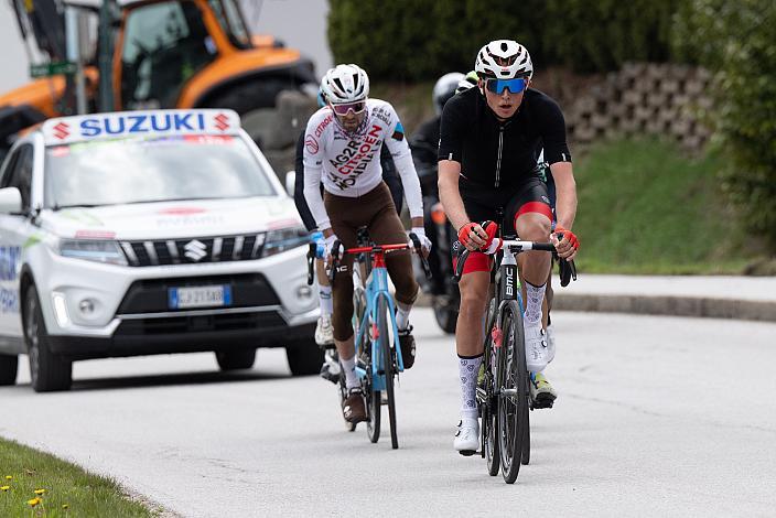 Die Ausreissergruppe mit Moran Vermeulen (AUT) 46. Tour of the Alps, 1. Etappe, Rattenberg - Alpbach 127,5km, Alpbach Tirol