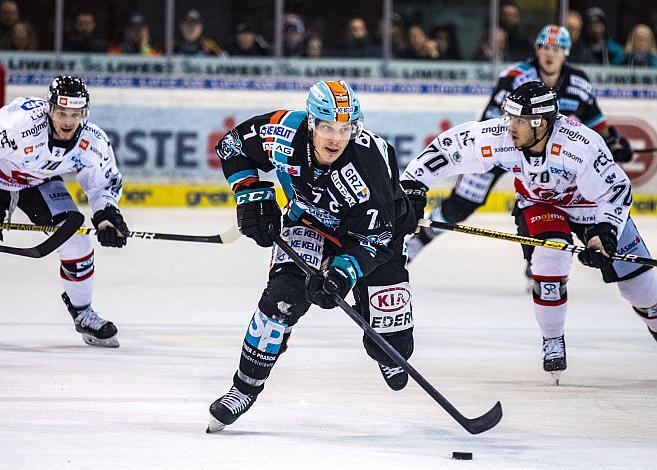 Brian Lebler (EHC Liwest Black Wings Linz),  Eishockey,  EHC Liwest Black Wings Linz vs HC Orli Znojmo