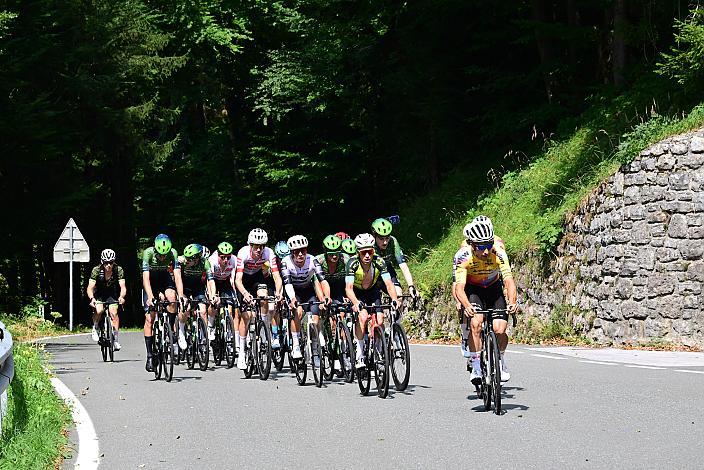 Giacomi Ballabio (ITA, Team Vorarlberg Santic) , Benjamin Eckerstorfer (AUT, Tirol KTM Cycling Team), Sieger am Gaisberg Hermann Pernsteiner (AUT, D2mont Merida Cycling) Herren Elite, U23, Road Cycling League Austria, Gaisbergrennen Salzburg