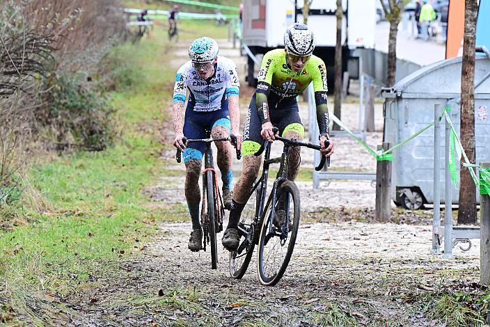 3. Platz Valentin Hofer (AUT, Cannibal B Victorious), Lars De Nys (BEL), 4. Radquerfeldein GP um das Sportzentrum Gunskirchen, Rad Cyclo Cross,