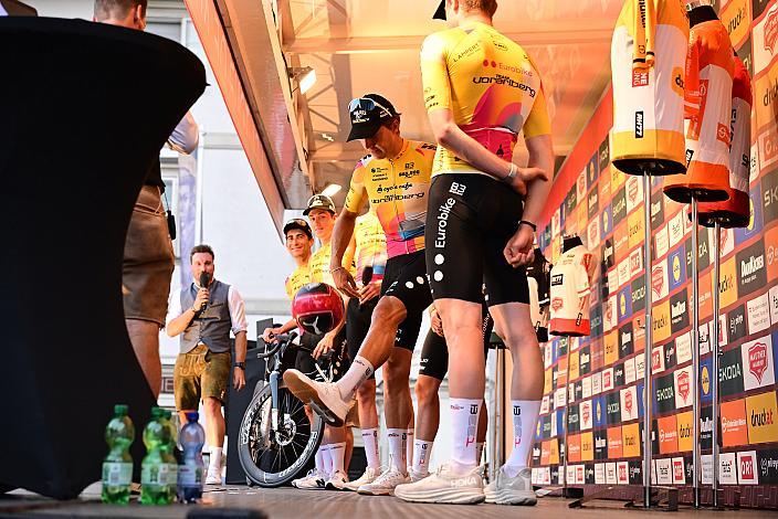 v.l. Tobias Nolde (GER, Team Vorarlberg), Graz, Teampräsentation